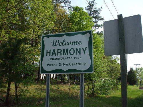 Harmony, NC: Harmony Sign
