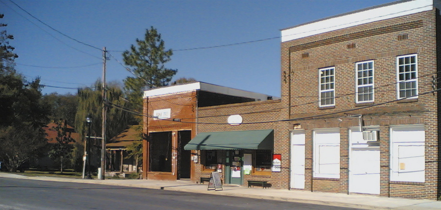 Plainville, GA: Old Bank Buildings on Earl Street