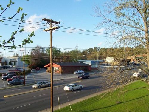 Forest Acres, SC: Forest Drive, just west of Beltline Boulevard. Centerframe is Pasta Fresca, an excellent Italian restaurant.