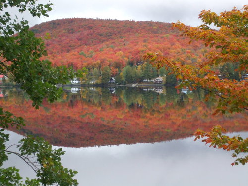 Canaan, VT: Photo of Lake Wallace taken on a beautiful fall day in September 2008