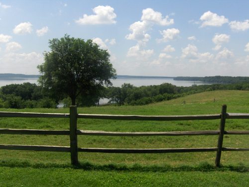 Oologah, OK: View of Oologah Lake from the Birthplace of Will Rogers