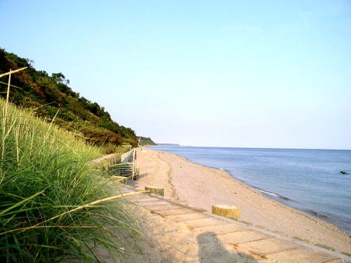 Sound Beach, NY: Sound Beach's West Beach looking West - August, 2007