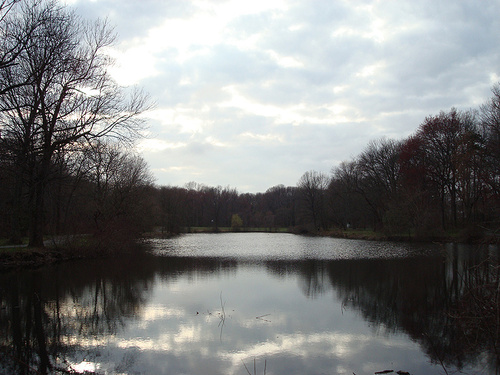 Cranford, NJ: Sunset at Big Bend Lake in Cranford NJ. This body of water is located near exit 136 of the Garden State Parkway and sits side by side with the flowing Rahway River, which winds its leisurely way through the town's center.