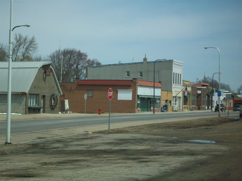 Grove City, MN: Main Street Grove City, MN looking East