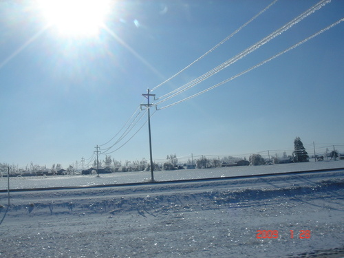 Campbell, MO: Looking to the South end of town from 62 Hwy west