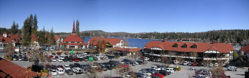 Lake Arrowhead, CA: The Village by the blue water