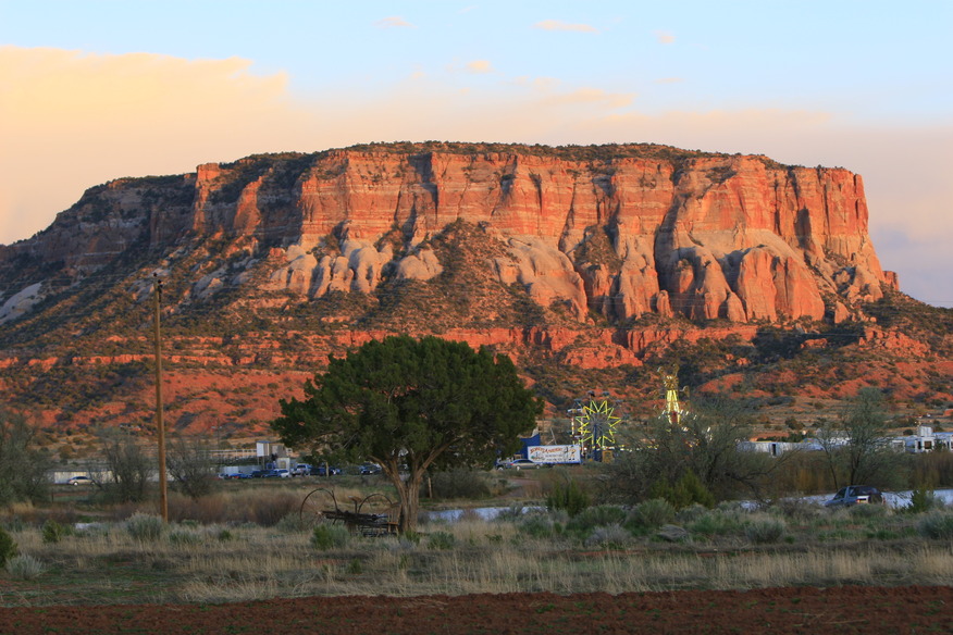 Zuni Pueblo, NM: Main Mountain in Zuni, New Mexico vary sacred to the Zuni Indians