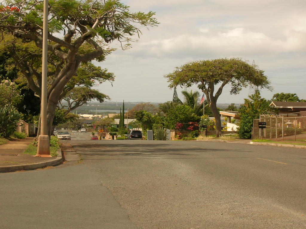 Pearl City, HI: taken from the corner of hoomailani and hoohiki streets