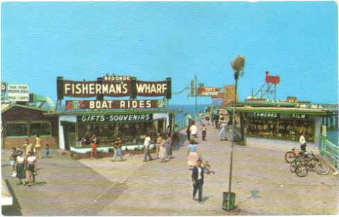 Redondo Beach, CA: Redondo Pier 1950s