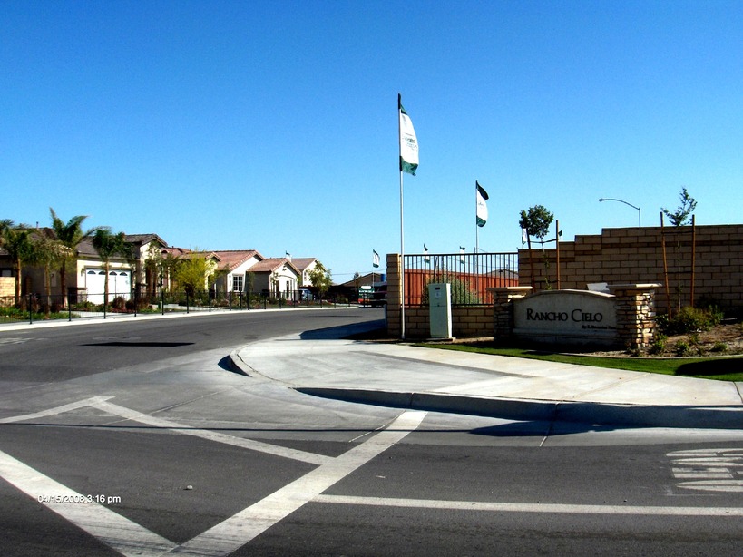 Coachella Valley, CA: Housing development near Augustine Casino