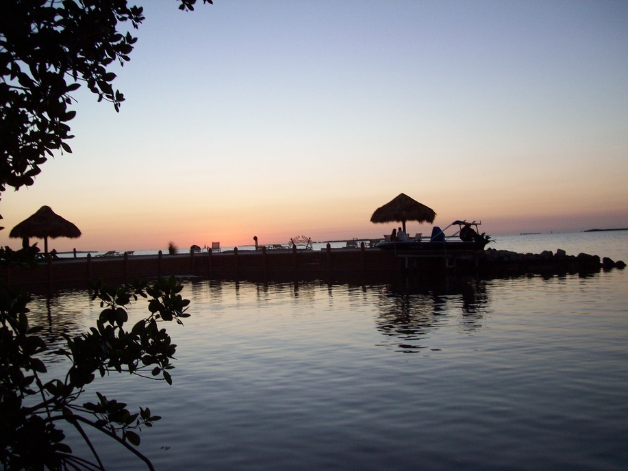 Key Largo, FL: Sunset at Rock Reef Resort Key Largo