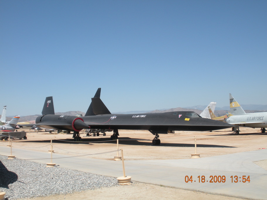 March Afb Ca Sr 71 Blackbird Worlds Fastest Airplane Jet Photo