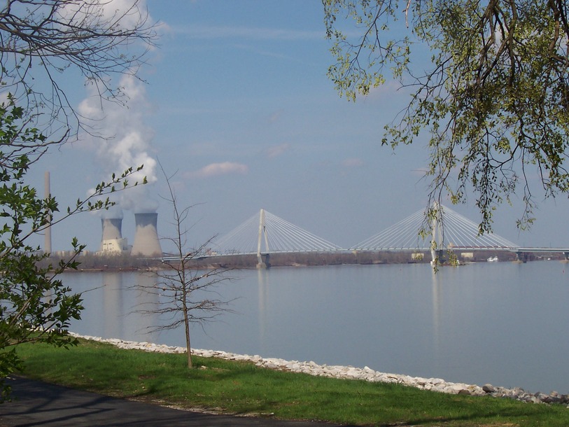 Rockport, IN: AEP Power Plant and the Owensbro bridge