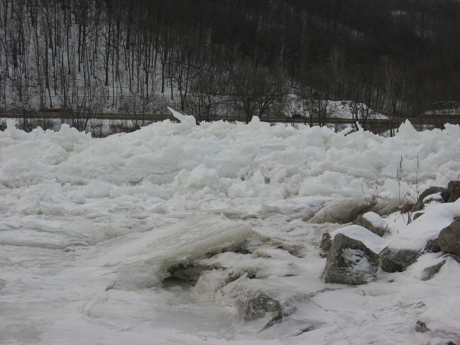 Oil City, PA: Frozen Allegheny River