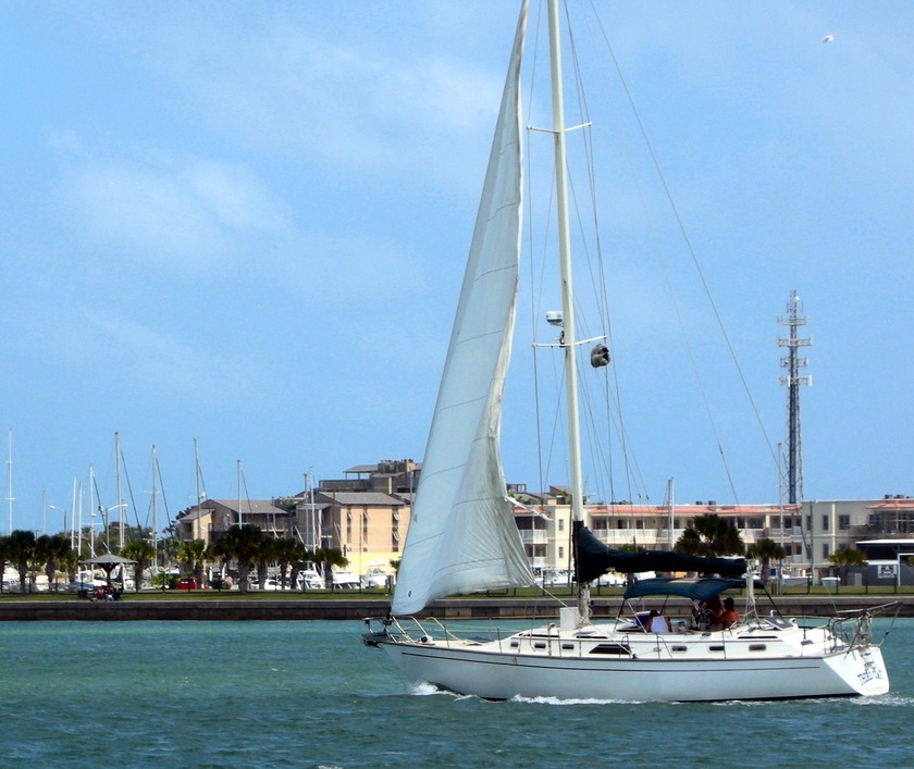 Corpus Christi, TX: sailboat in Corpus Christi Bay