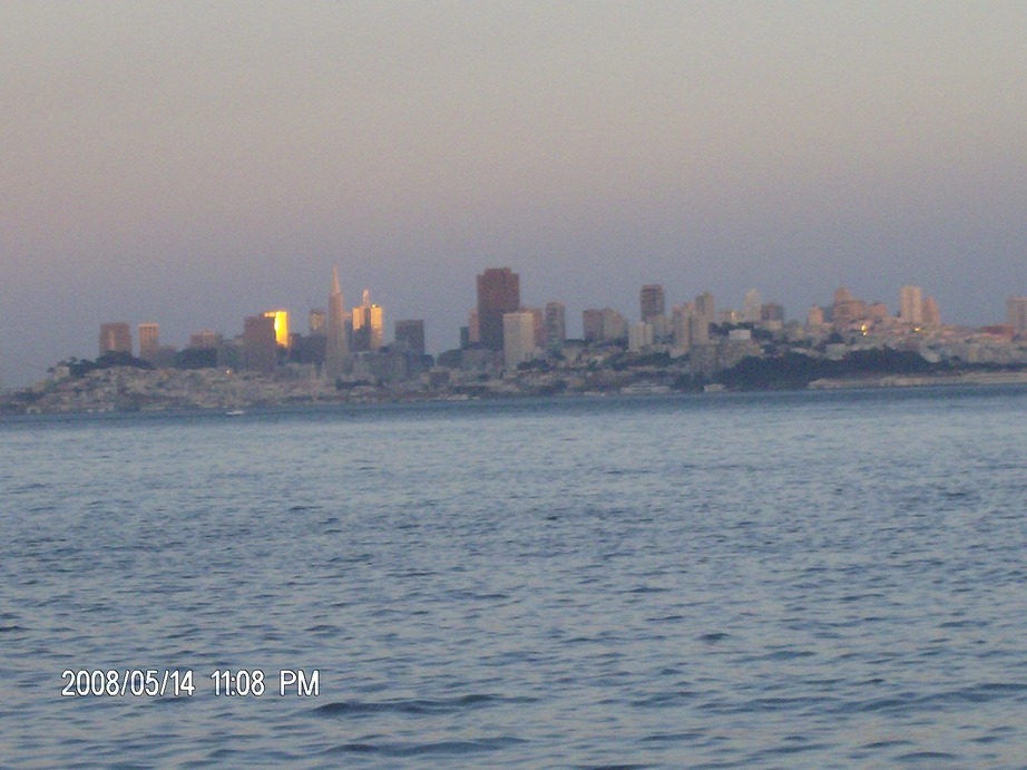 San Francisco, CA: San Francisco Skyline taken from Sausalito