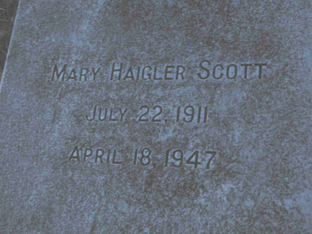 Hayneville, AL: Mary Haigler Scott