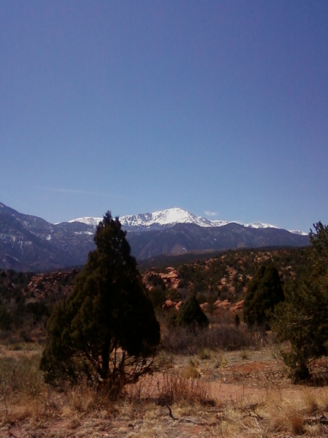 Colorado Springs, CO: Pikes Peak from GofG