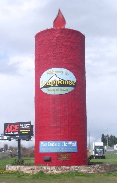 Scappoose, OR: Peace Candle of the World
