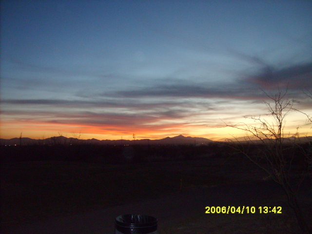 Douglas, AZ: Sunset @ Douglas Golf Course