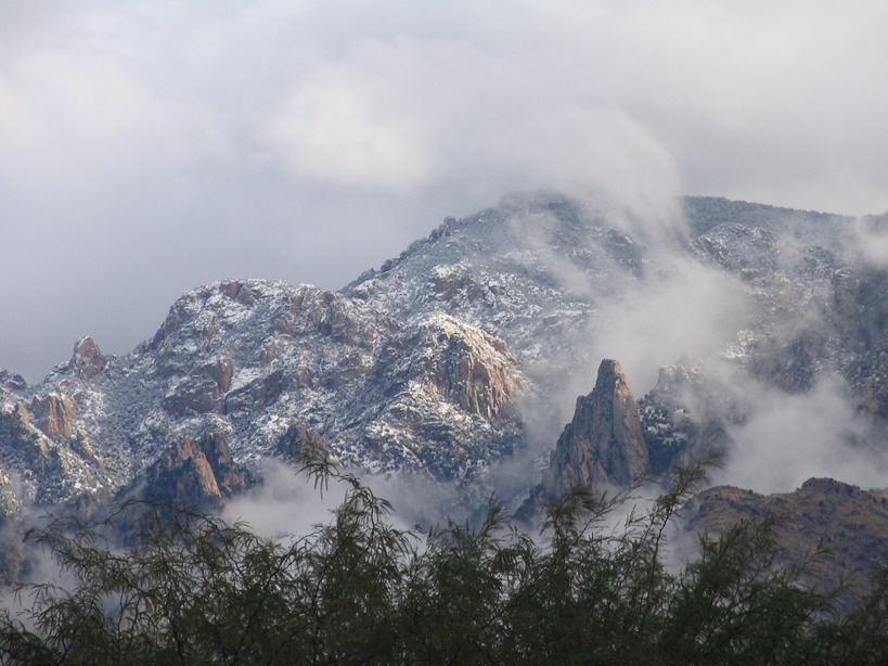 Oro Valley, AZ: Catalina Mountians Winter Storm
