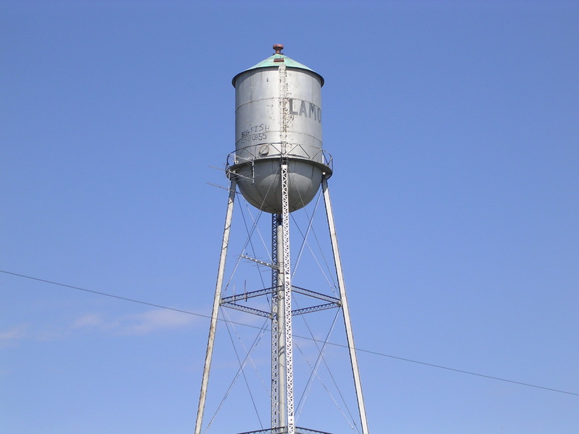 Lamont, OK Water Tower photo, picture, image (Oklahoma) at