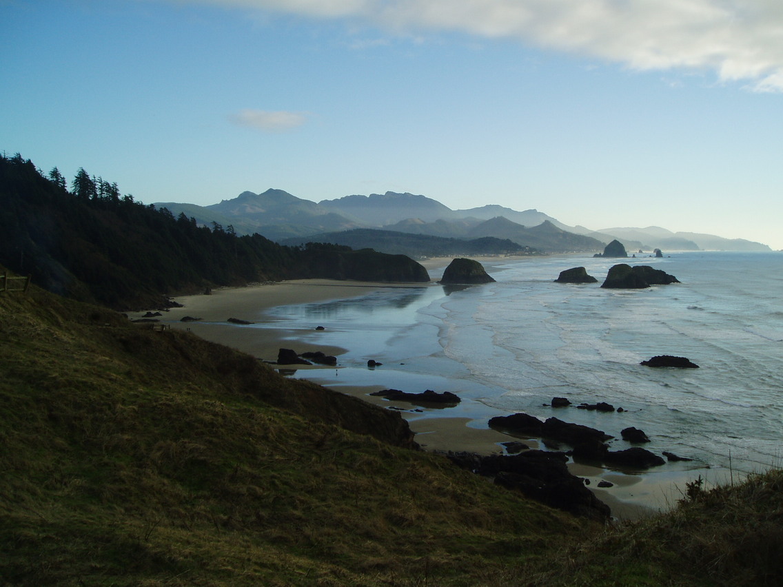 Cannon Beach Or Late Afternoon View Ecola State Park Near Cannon Beach Or Late Afternoon View Ecola State Park Near
