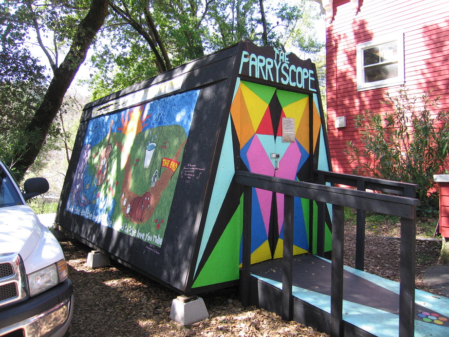 Fairfax, CA: Artist-in-Residence created Walk-in Kaleidoscope
