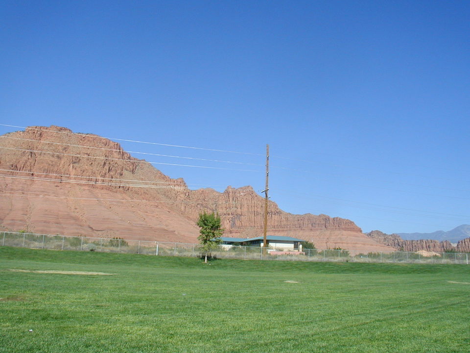 Ivins, UT: view from school in st george utah