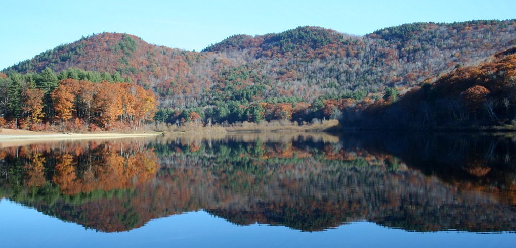 Townshend, VT: Townshend Dam in Fall