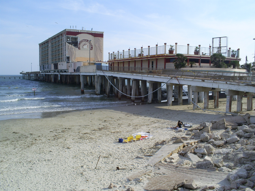 Galveston, TX: The Flagship Hotel - post Hurricane Ike (furniture visible in damaged room). March 2009