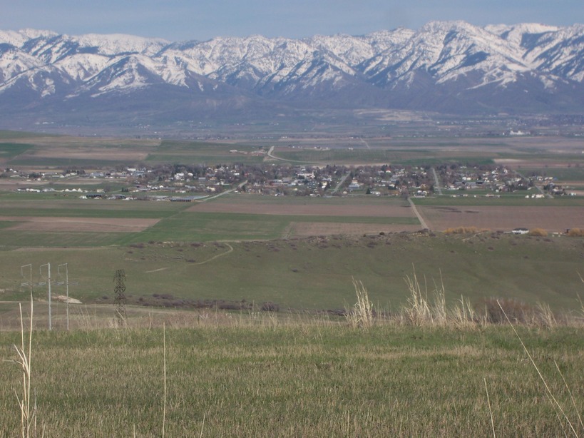 Newton, UT : Looking over Newton from the west mountains photo, picture ...