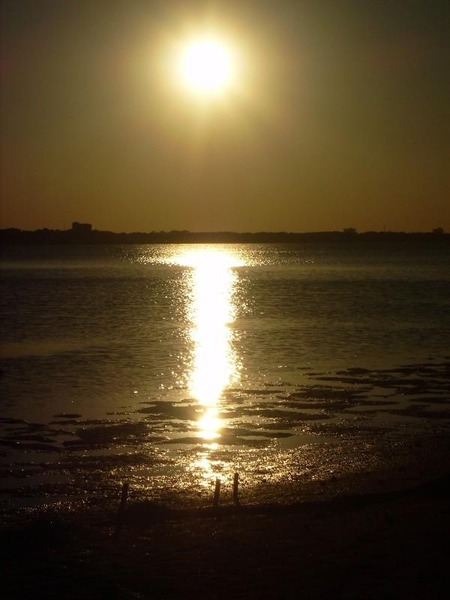Panama City Beaches, FL: sunset on the beach