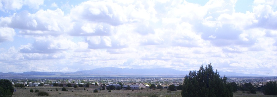 Chino Valley, AZ: View from the western edge of town.