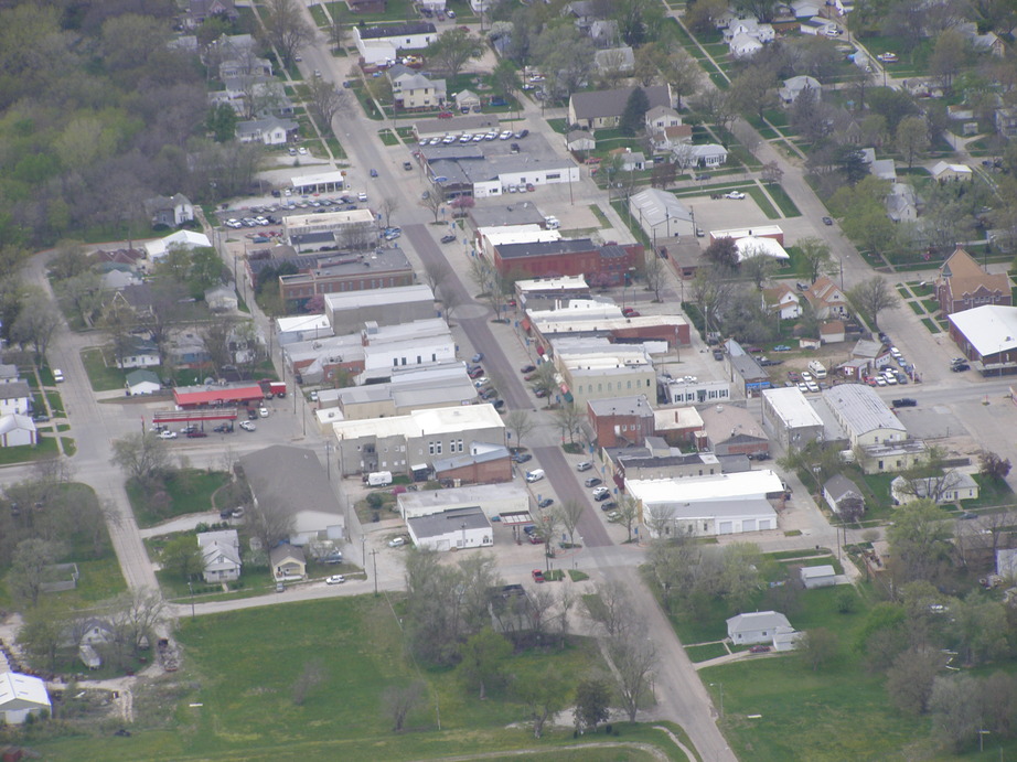 Ashland, NE Ashland Nebraska aerial downtown photo, picture, image