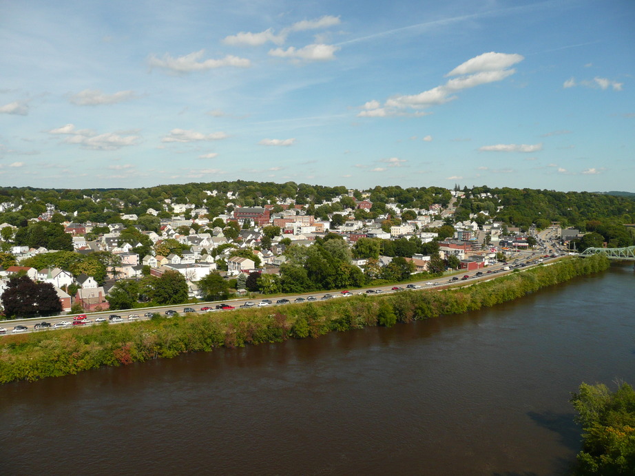 Lowell, MA: Christian Hill in the Centralville neigborhood of Lowell taken from the top of River Place