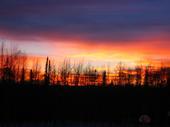 Willow, AK: Sunset in Willow ( a lil past mile 78 view from my house)