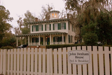 Monticello, FL: National Historic Register - 1872 John Denham House B & B - Monticello, FL