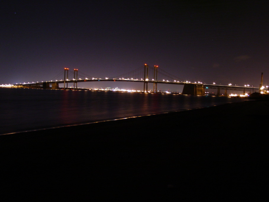 Pennsville, NJ: Photo of Delaware Memorial Bridge from church landing rd.