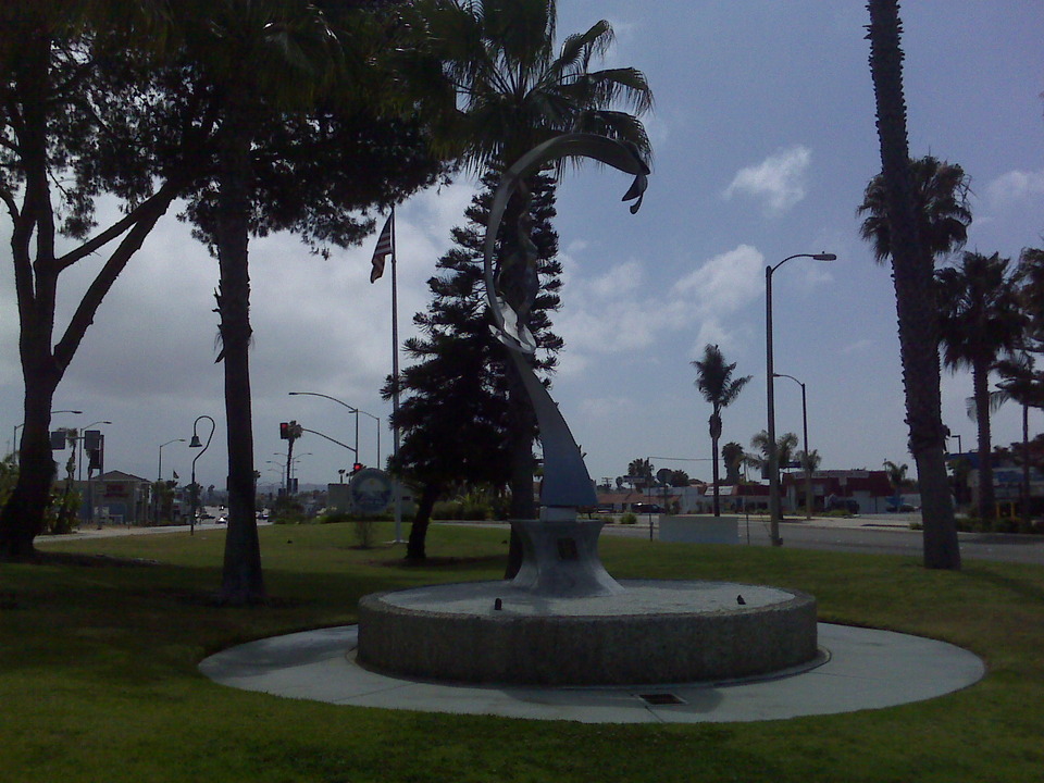Imperial Beach, CA: Palm Avenue & Silver Strand intersection