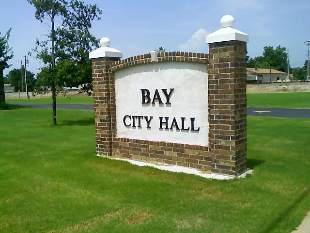 Bay, AR: In Front of city Hall, Bay Arkansas