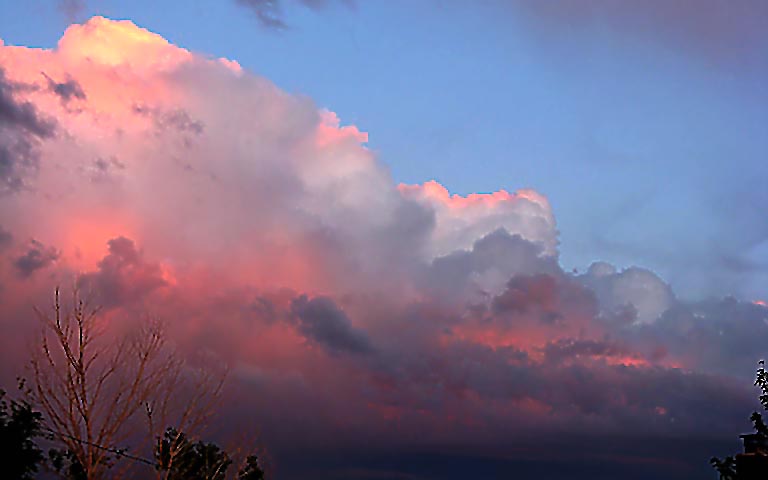 Littlerock, CA: Littlerock, Ca Thunder Storm Sunset