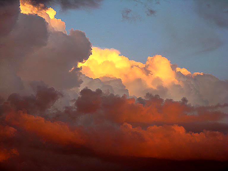 Littlerock, CA: Thunder Storm Sunset