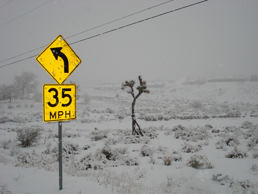 Hesperia, CA : snowy day in hesperia photo, picture, image (California