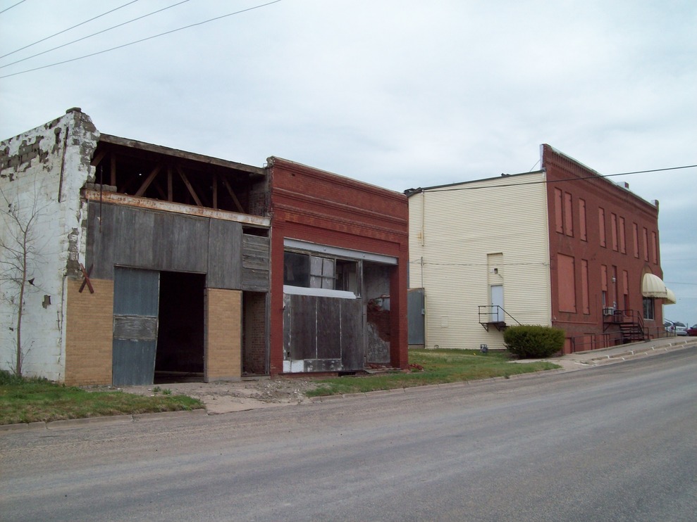 Lebanon, KS: Side Street Lebanon, KS.