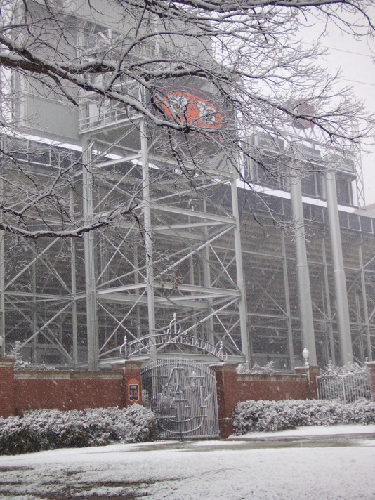 Auburn, AL: Jordan-Hare Stadium, Auburn University, Auburn, AL ... winter storm 3-1-2009