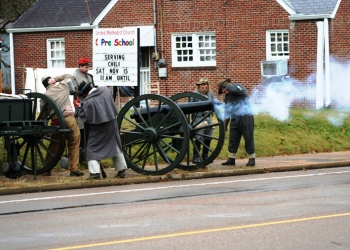 Adamsville, TN: Civil War Demonstration, during Main St. Music Fest 2008