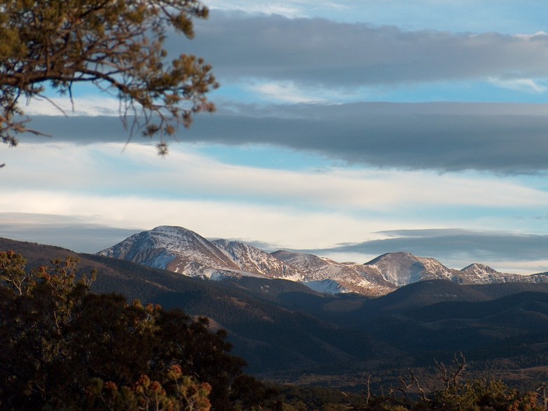 Fort Garland, CO: Trinchera Mt from Sangre de Christo Ranches