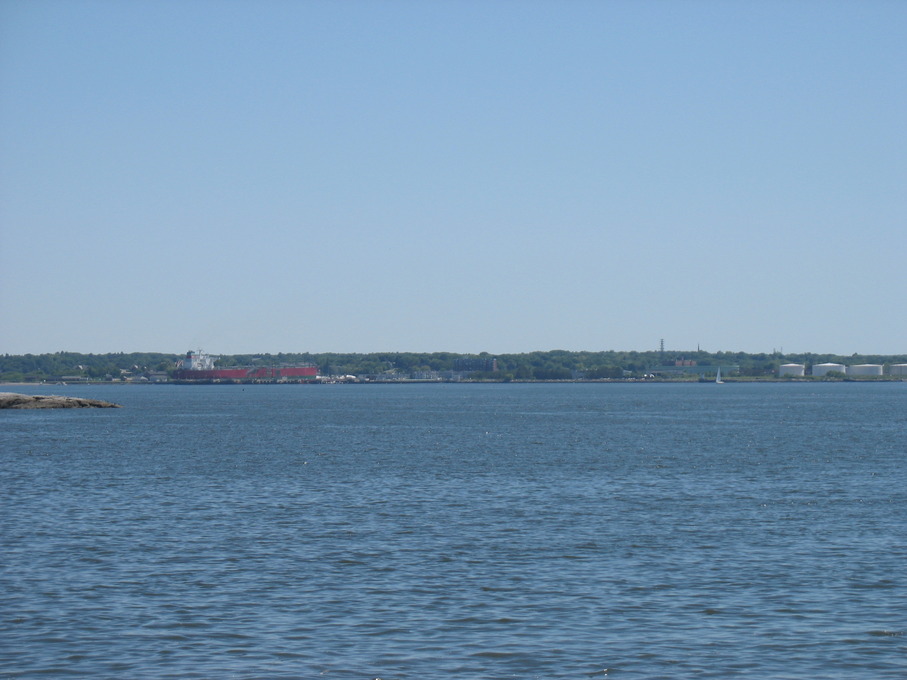 Falmouth, ME: Looking out onto Casco Bay from Mackworth Island