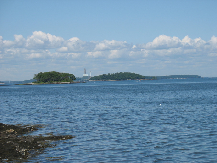 Falmouth, ME: Looking out onto Casco Bay from Mackworth Island
